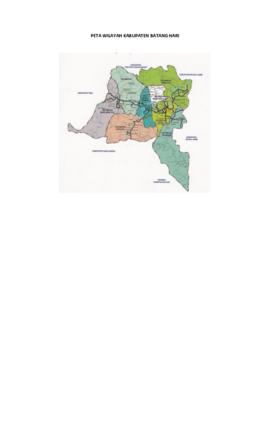 Peta Wilayah Kabupaten Batang Hari