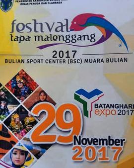 Baliho Festival Tapah Malenggang Ke- 69 Tahun 2017