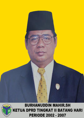 Foto Ketua DPRD Burhanuddin Mahir, SH